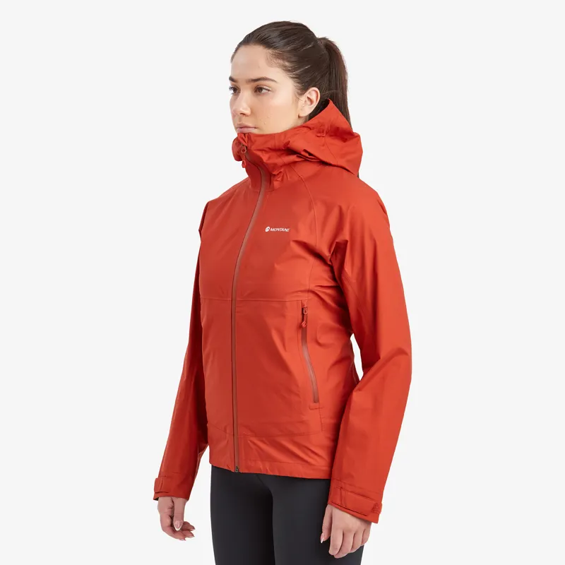 Montane Women's Spirit Lite Waterproof Jacket - Saffron Red-3